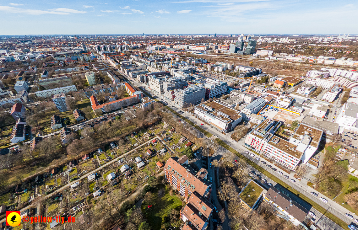 20.02.2023 - der Hachinger Bach zwischen Berg am Laim und Neuperlach